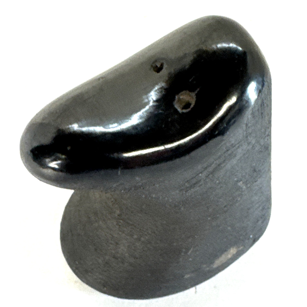Handcrafted Blackware Pottery Bear 2" Sculpture by Freddie "Brave Eagle" New Mex